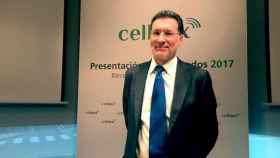 Lluís Deulofeu, consejero delegado adjunto de Cellnex en la presentación de los resultados de la compañía de 2017 / CG