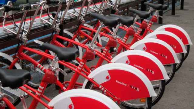 Una parada del Bicing de Barcelona / EUROPA PRESS