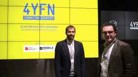 Aleix Valls (derecha), director de la Mobile World Capital Barcelona, y Esteban Redolfi, director ejecutivo del 4YFN