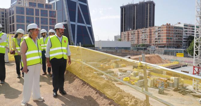 Las obras de las nuevas instalaciones se iniciaron el pasado mes de abril / METROMADRID.ES
