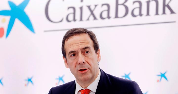 Imagen de Gonzalo Gortázar, director general de Caixabank, en una comparecencia anterior / EFE