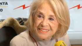 La actriz Montserrat Carulla en una entrevista en Catalunya Ràdio / CATALUNYA RÀDIO