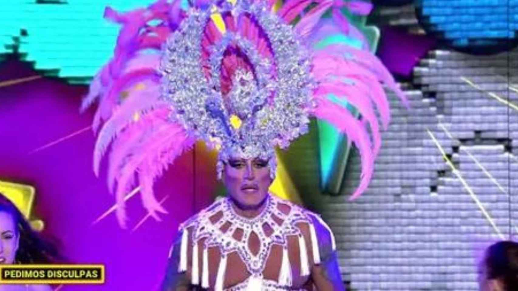 Kiko Matamoros vestido de drag queen / MEDIASET