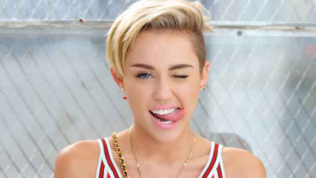 Una foto de la cantante Miley Cyrus