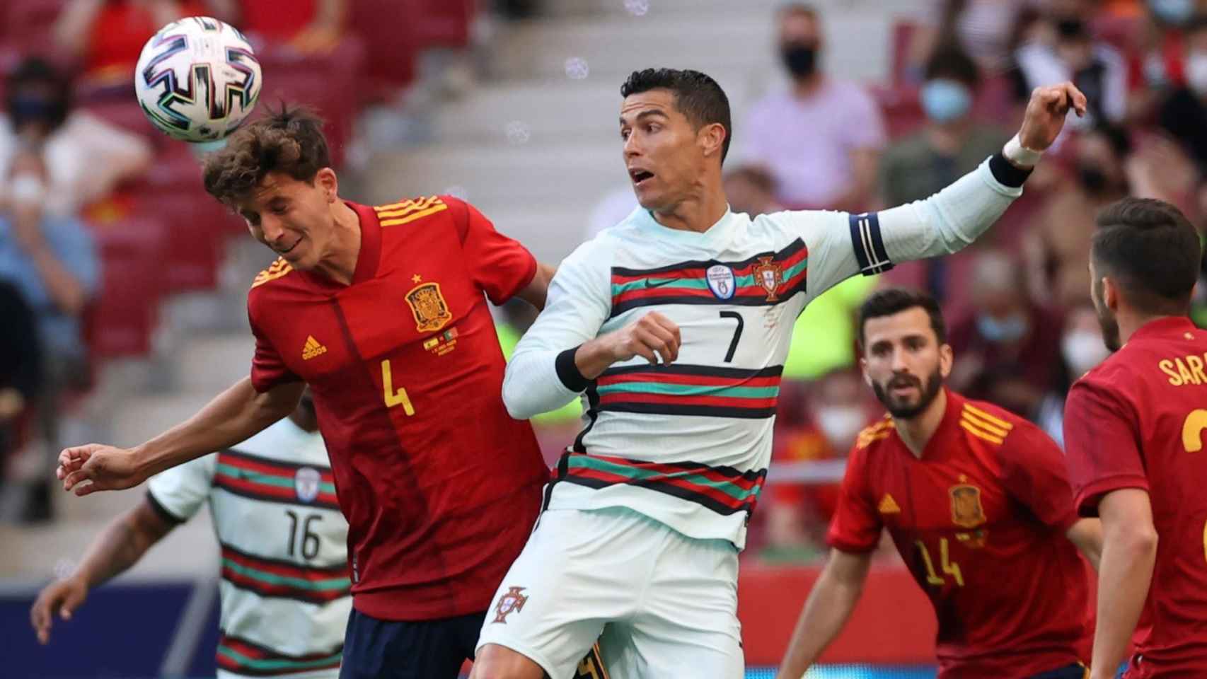 Cristiano Ronaldo, en una acción del España-Portugal / EFE