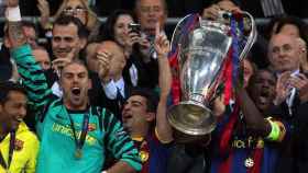 El Barça conquistó su primera y cuarta Champions League en Wembley / EFE