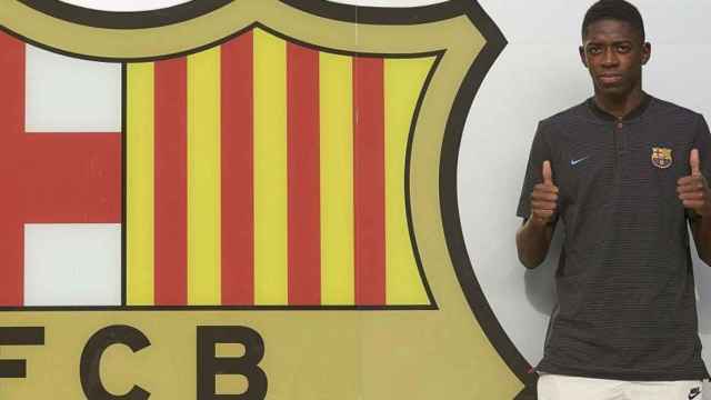 El Barça presenta a Ousmane Dembelé como fichaje estrella / FCB