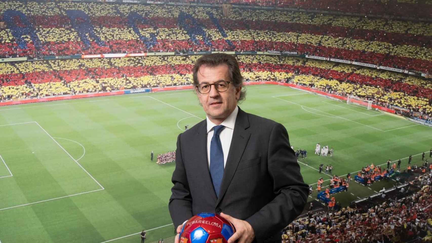 Toni Freixa, en un acto de su campaña | Fidels al Barça