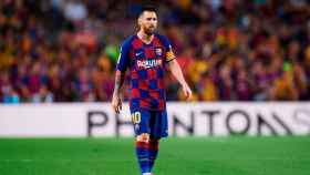 Messi en una imagen de archivo con el Barça / FC Barcelona