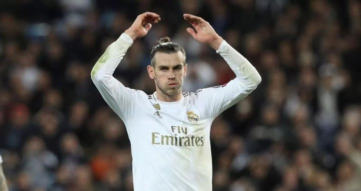 Bale lamentando una ocasión con el Madrid / EFE