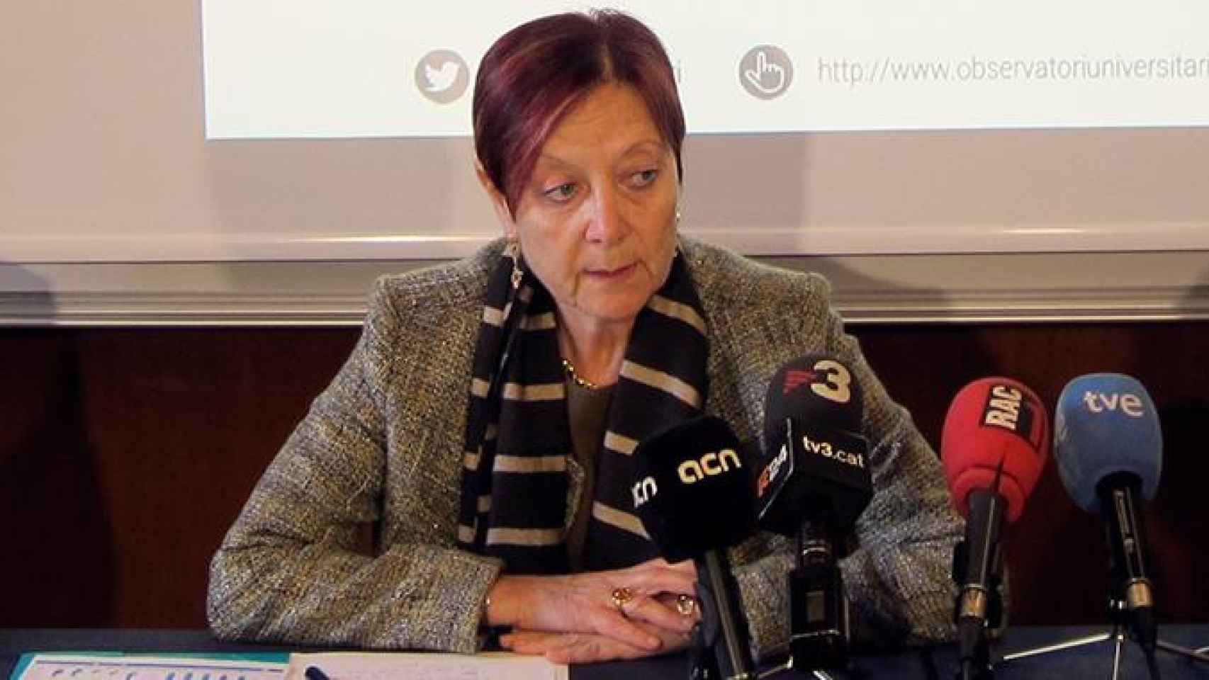 Margarita Arboix, rectora de la UAB / EP