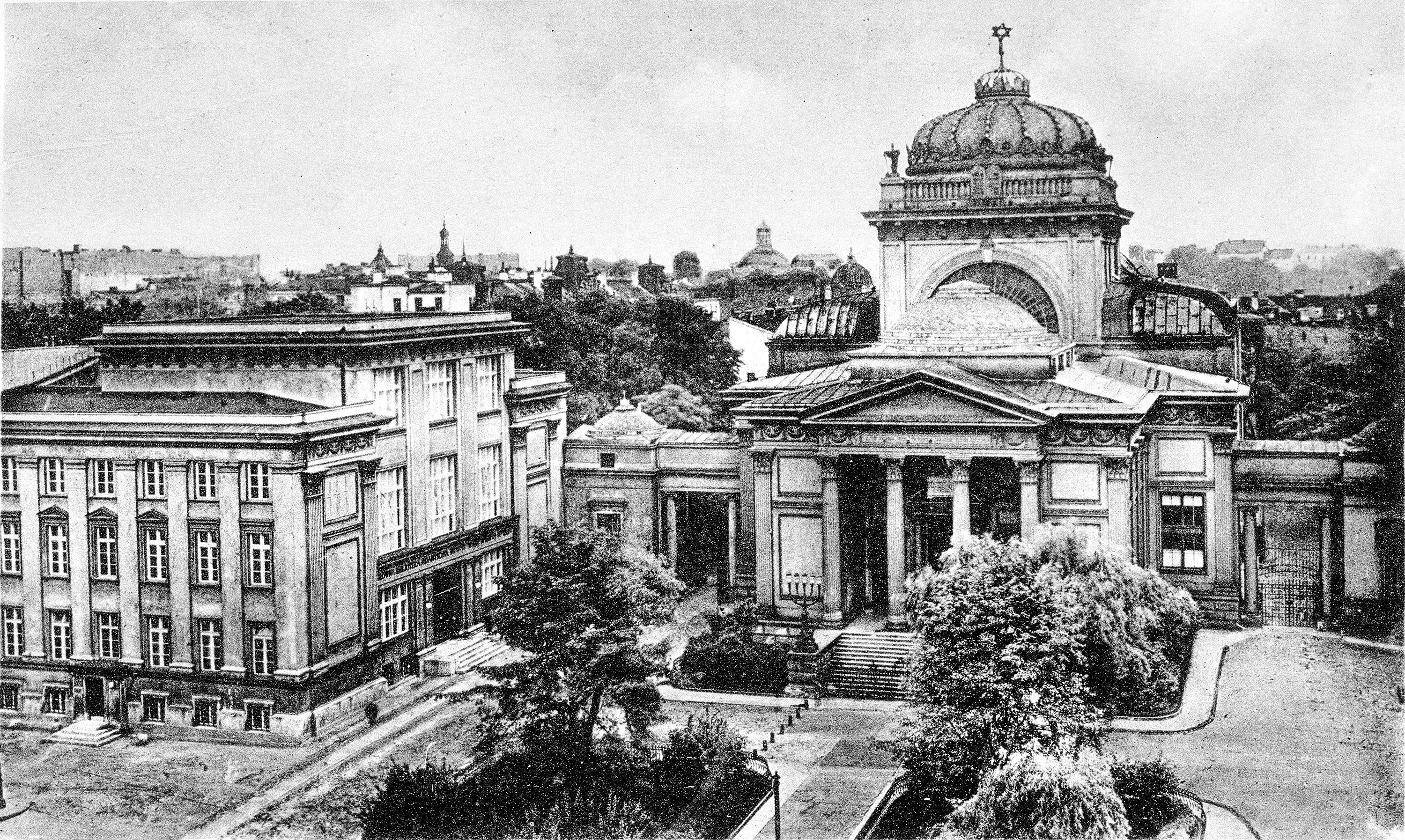 La Gran Sinagoga y la Biblioteca Judaica de Varsovia se convirtieron durante la guerra en la sede de la organización de Autoayuda Judía / INSTITUTO DE HISTORIA JUDÍA EMMANUEL RINGELBLUM