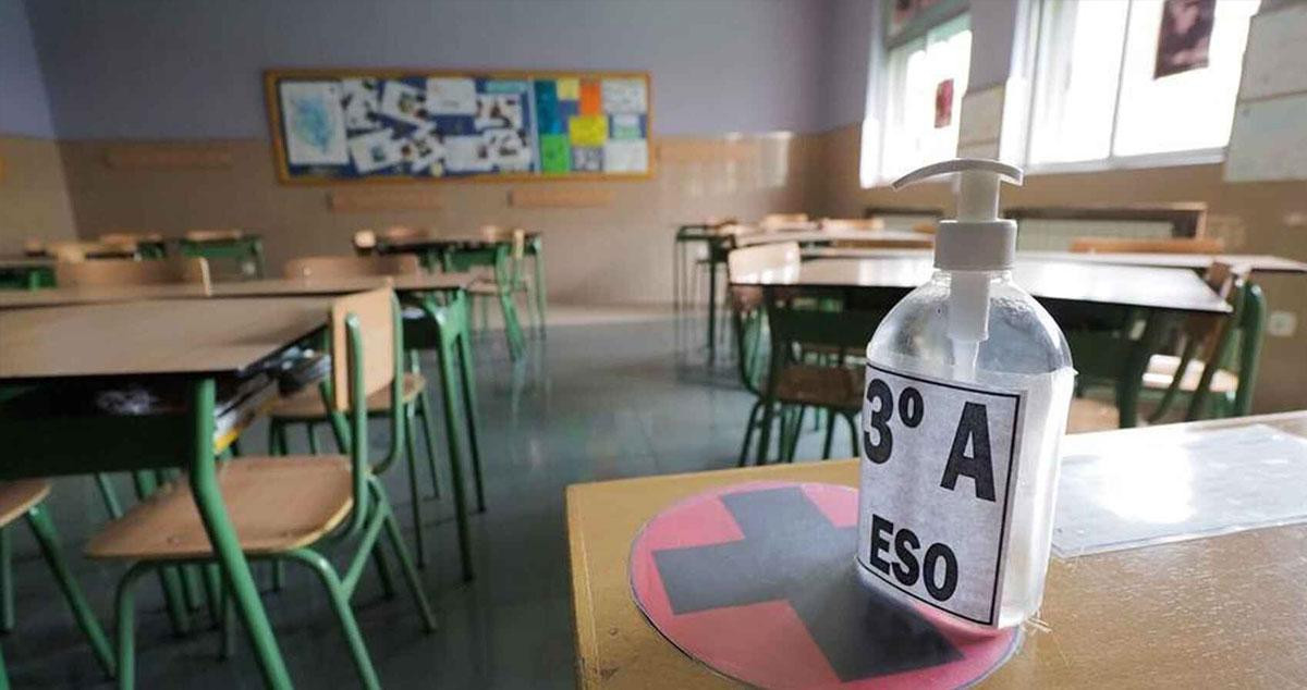 Clase de secundaria en Lleida sin profesores / EFE