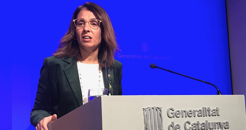 La consellera de Presidencia de la Generalitat, Meritxell Budó / EP