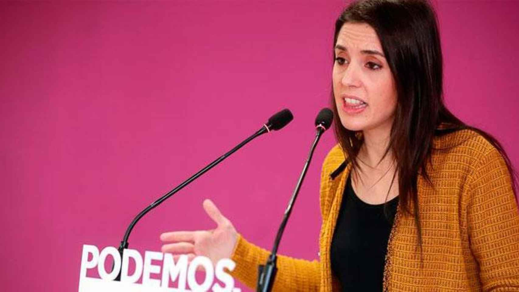 La portavoz parlamentaria de Podemos, Irene Montero /EFE