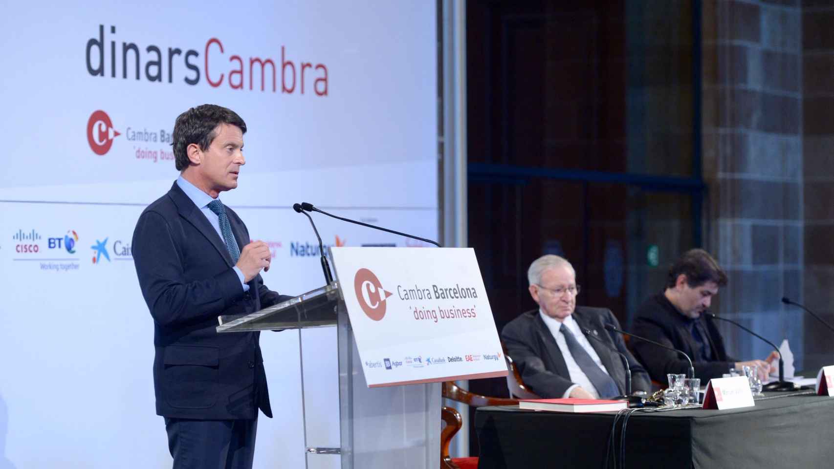 El candidato a la alcaldía de Barcelona y exprimer ministro francés, Manuel Valls
