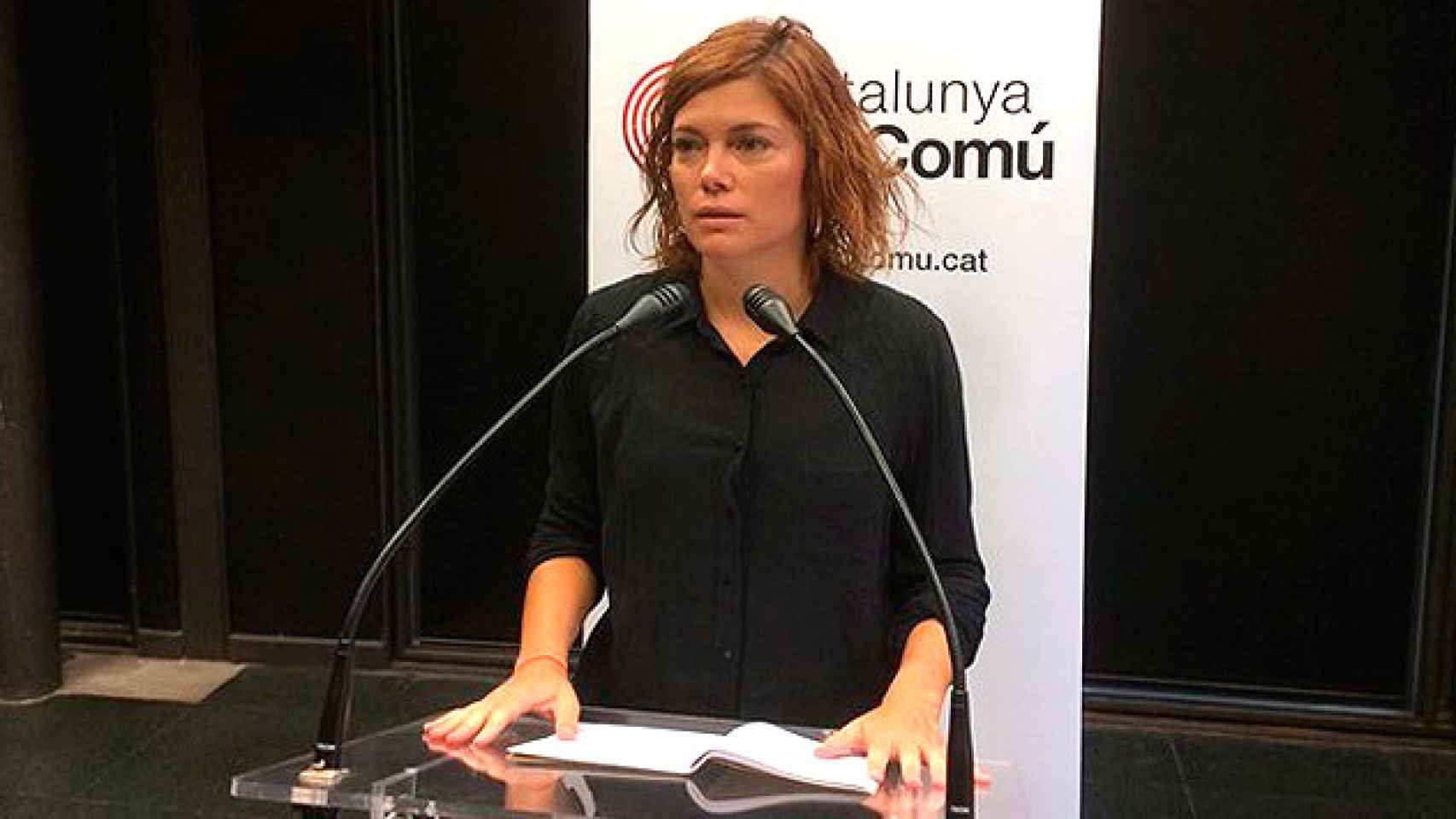 Elisenda Alamany, portavoz parlamentaria de los comunes, crítica con los recortes de los convergentes / EUROPA PRESS