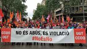 Pinchazo de las movilizaciones del Primero de Mayo en Cataluña