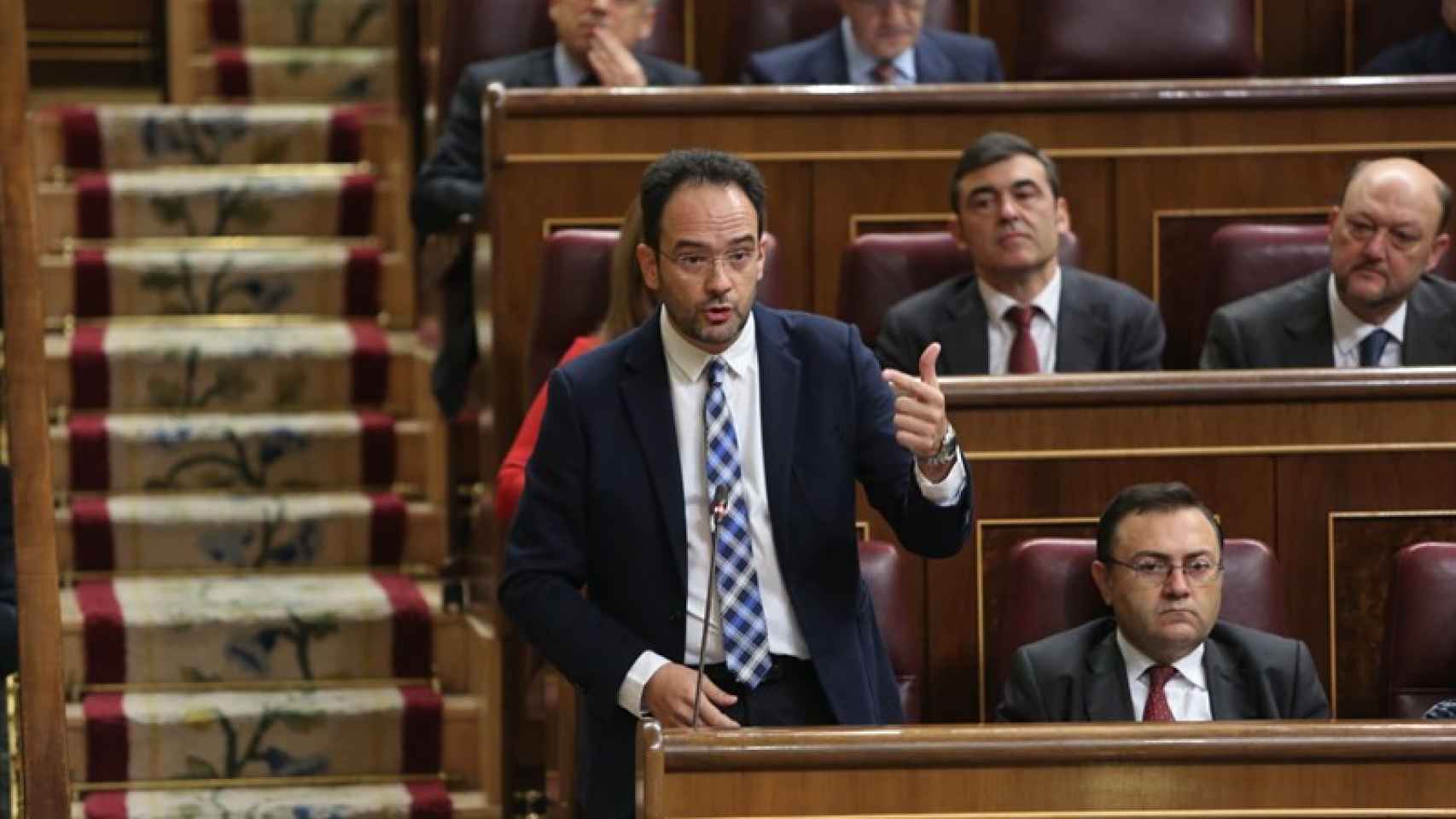 El portavoz socialista en el Congreso, Antonio Hernando / EP