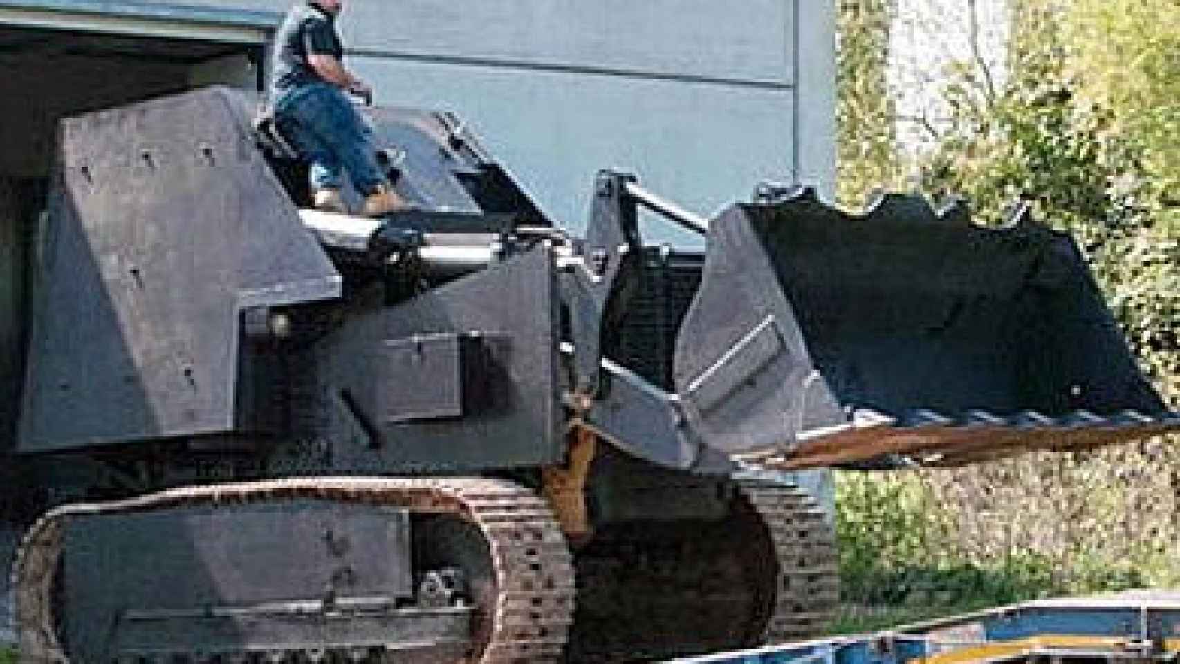 Tanque casero fabricado por independentistas del Véneto
