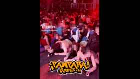 Unas menores perrean en la discoteca Pampara Tarde / TIKTOK