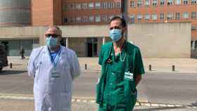 Los doctores del Hospital Arnau de Vilanova  Jesús Caballero y  José Luis Morales alertan de la quinta ola de Covid en Lleida / HUAV