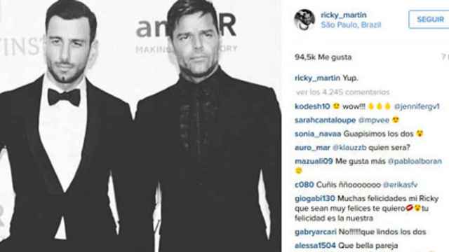 Jwan Yosef y Ricky Martin en Instagram / Instagram