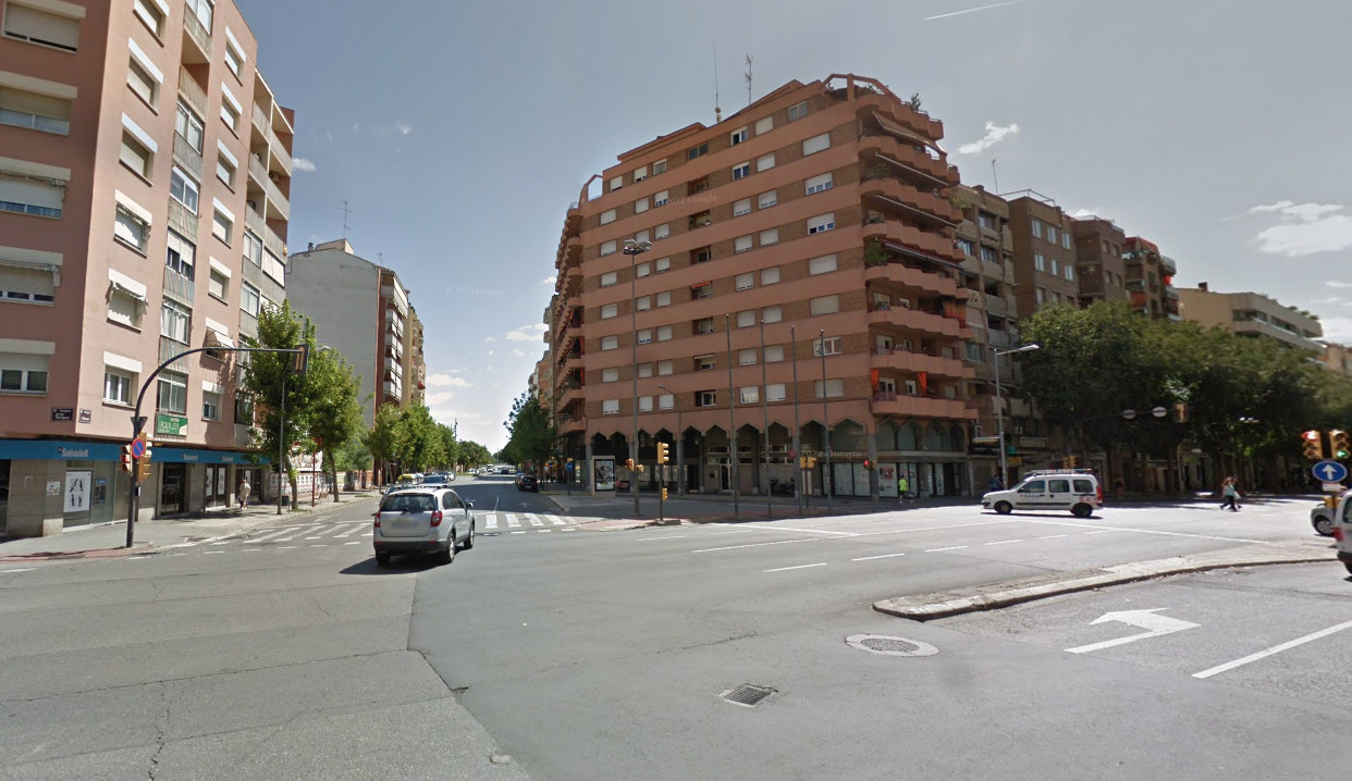Avenida Garrigues de Lleida, zona en la que sucedieron los hechos delictivos / GOOGLE STREET VIEW