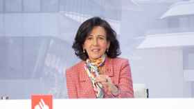 Ana Botín, durante la junta general de accionistas de marzo de 2021 / EP