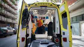 Una de las ambulancias en Cataluña / EUROPA PRESS