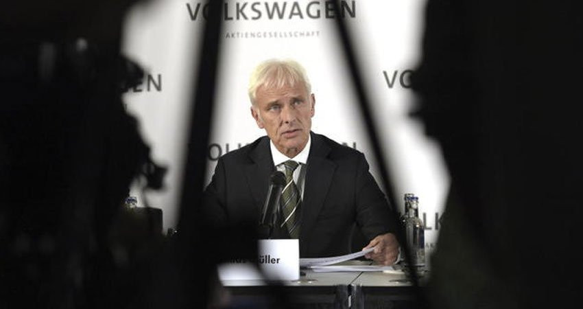 El consejero delegado del grupo Volkswagen, Matthias Müller