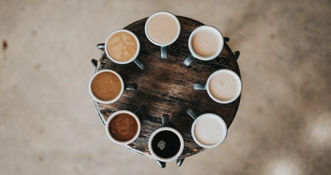 Tazas de distintos tipos de café / UNSPLASH