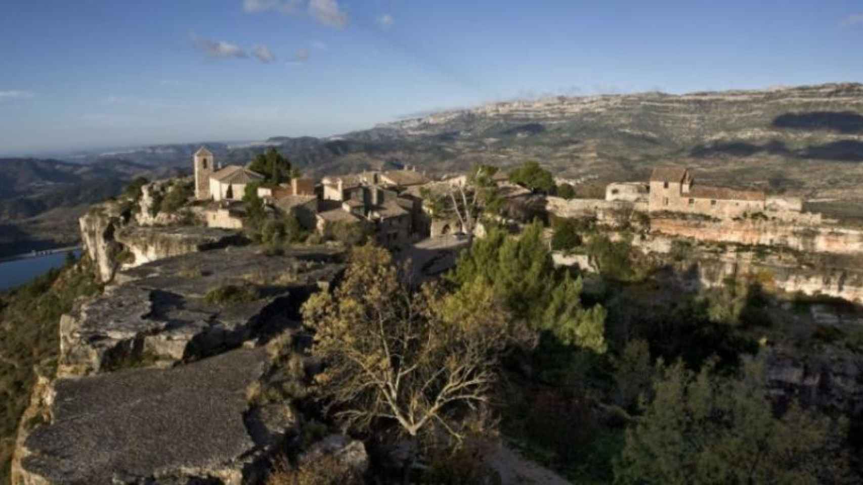 Vista aérea de Siurana en Tarragona / TURISME SIURANA
