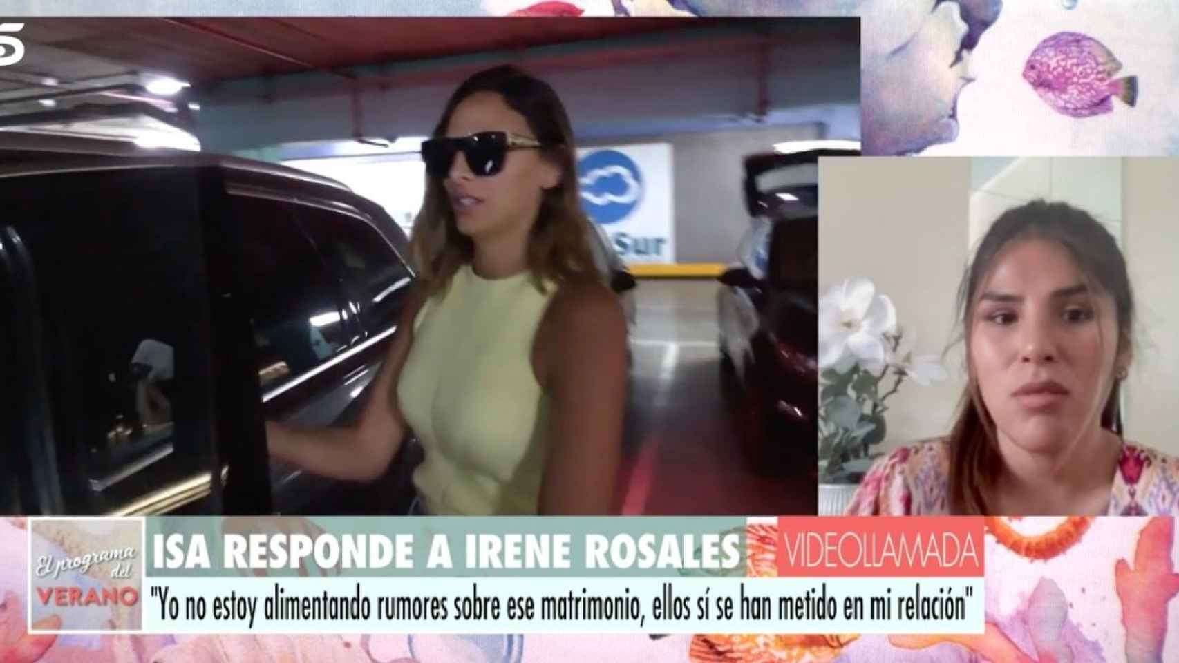 Isa Pantoja responde a Irene Rosales en 'El Programa del verano' / MEDIASET