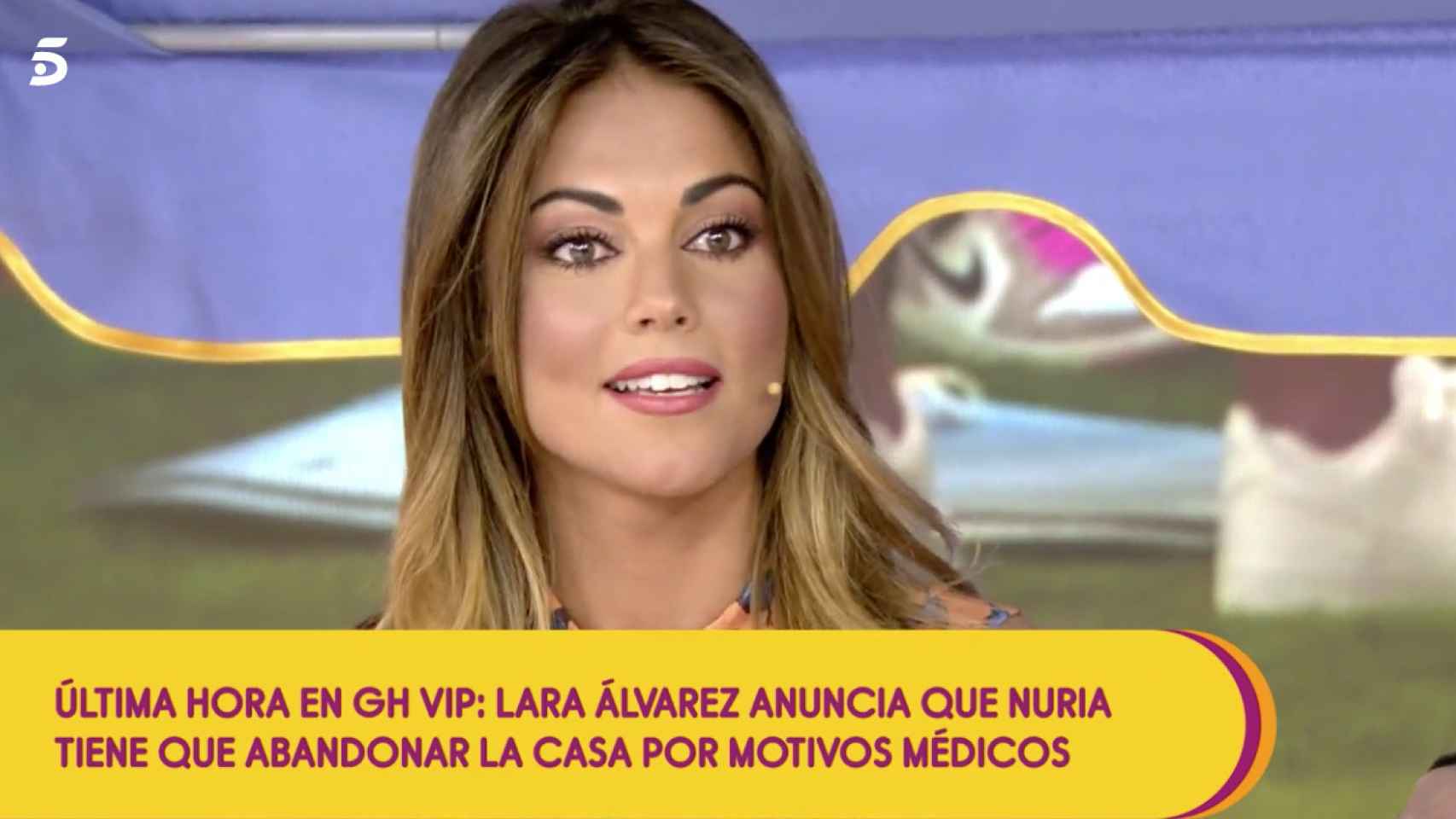 Lara Álvarez se queda en shock tras el comentario de Belén Esteban / MEDIASET