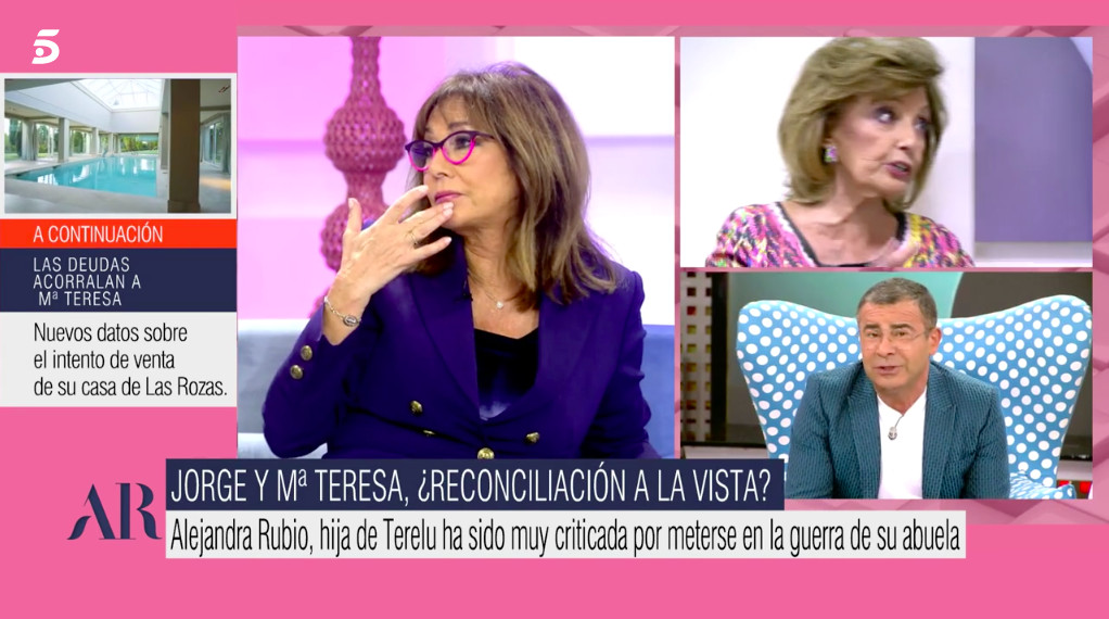 Ana Rosa Quintana critica abiertamente a la hija de Terleu Campos / MEDIASET