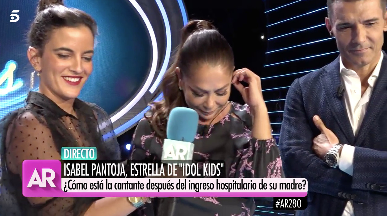 Isabel Pantoja se pone a llorar hablando en directo con Ana Rosa Quintana / MEDIASET