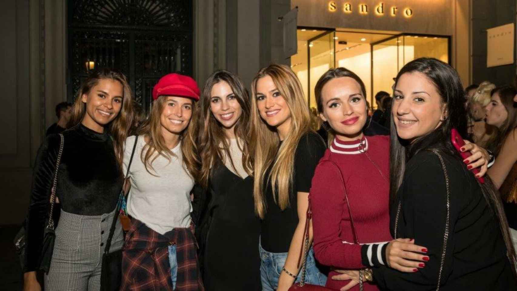 Coral Simanovich, Elena Galera y Melissa Jiménez en un evento de moda