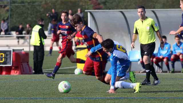 Alex Rico durante un partido en las categorías inferiores del Barça /REDES