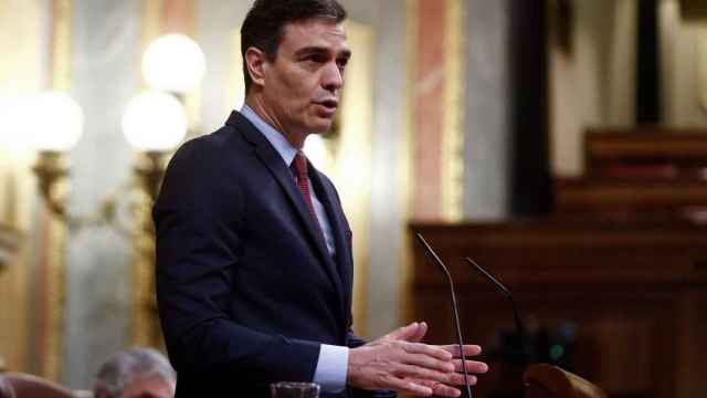 Pedro Sánchez, en el Congreso de los Diputados | EFE