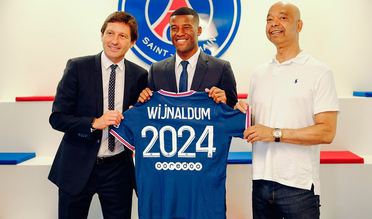 Wijnaldum presentado como nuevo jugador del PSG, el club de moda / PSG