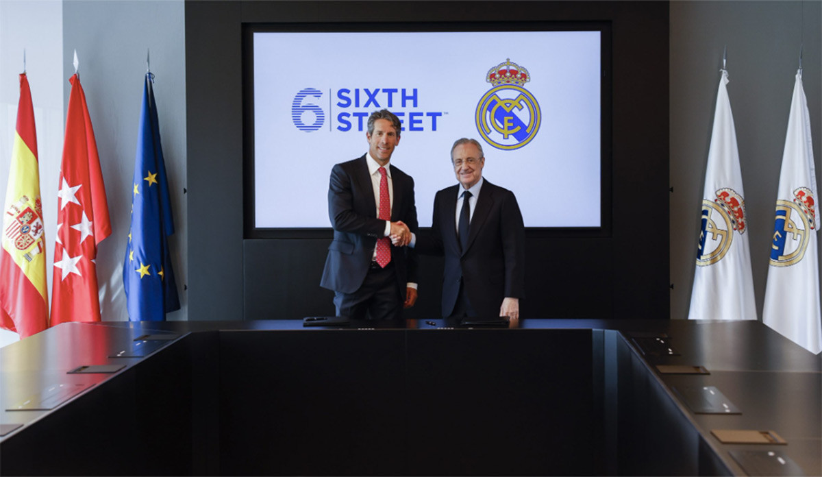 Alan Waxman, tras firmar un acuerdo con el Real Madrid de Florentino Pérez / Sixth Street