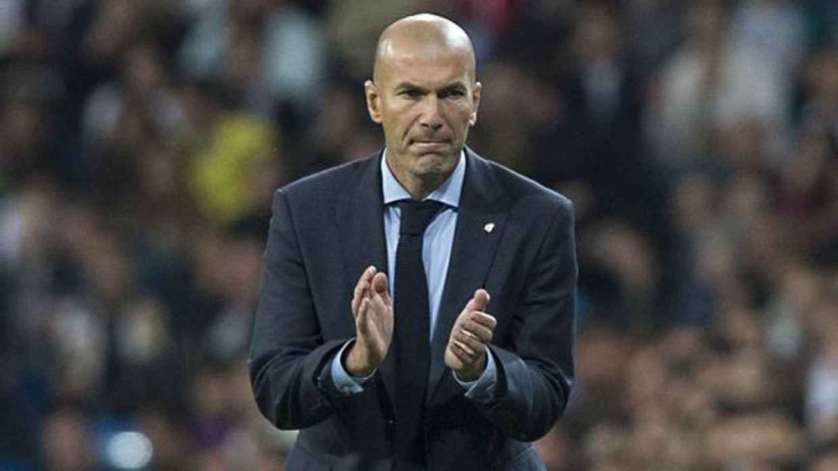 Zinedine Zidane, en su primera etapa como entrenador del Real Madrid / EFE
