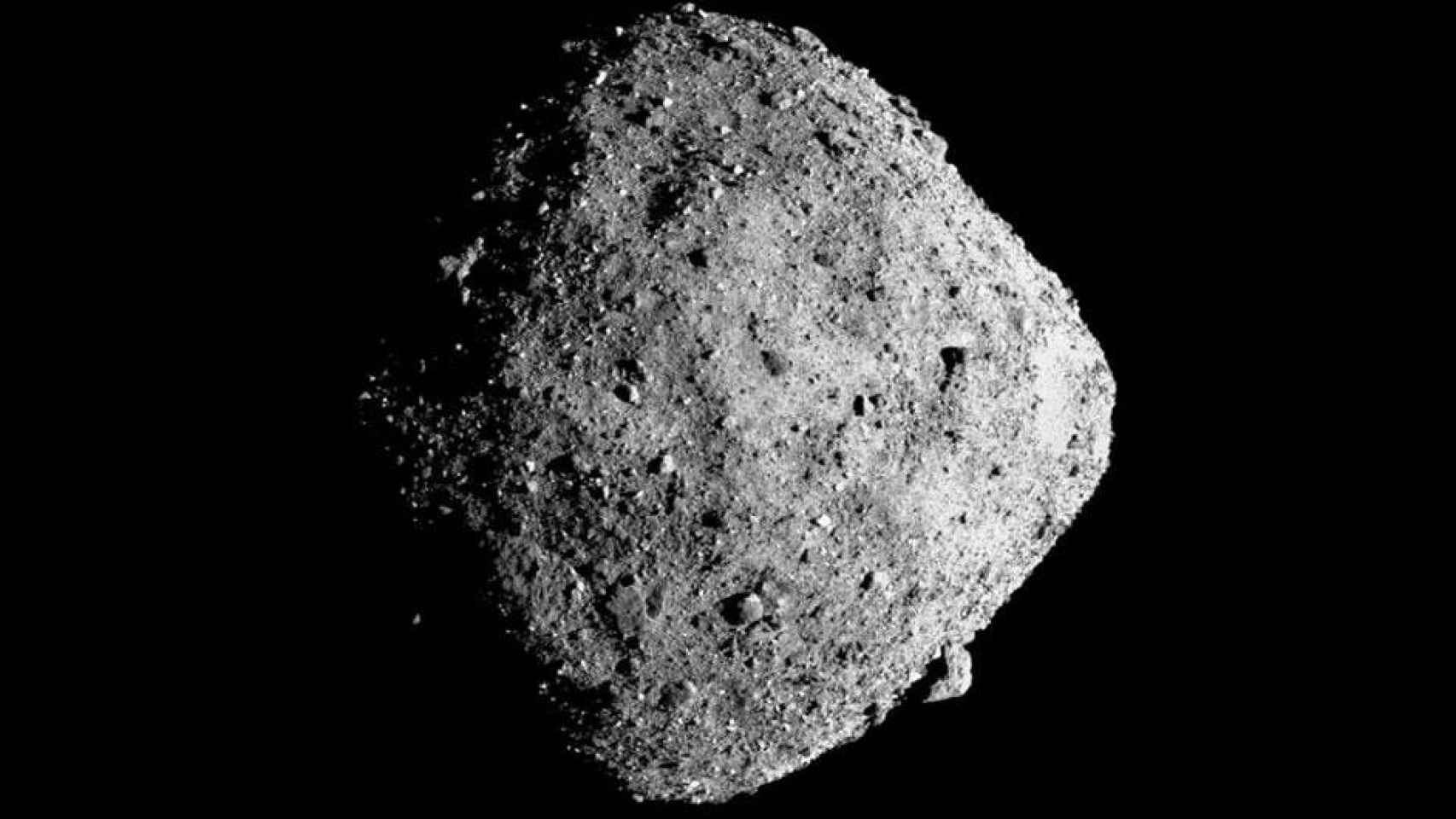 Fotografía del asteroide Bennu / NASA