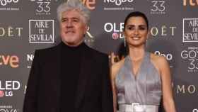 Pedro Almodóvar y Penélope Cruz, en los premios Goya 2019