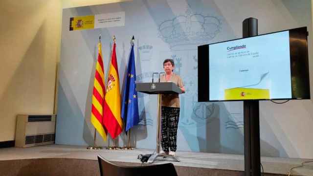 Teresa Cunillera, delegada del Gobierno en Cataluña, hoy / CG