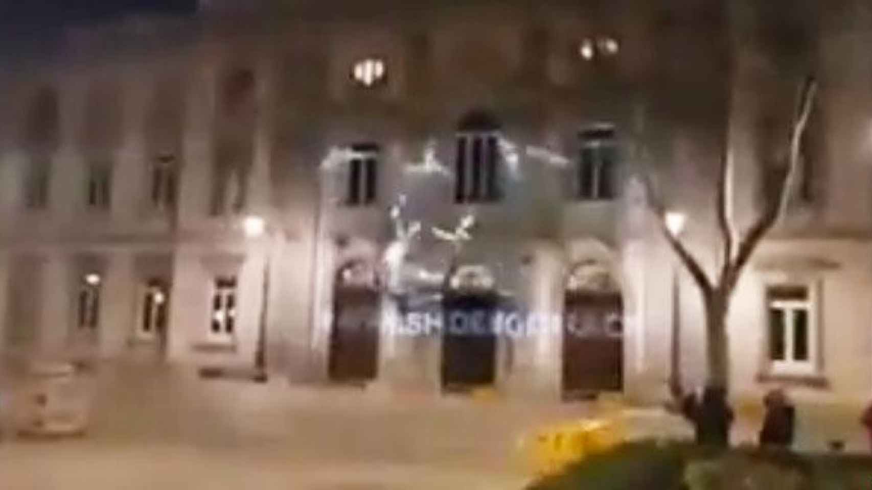 La sede del Tribunal Supremo, señalada por radicales con un vídeo / CG