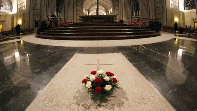 Antigua tumba del dictador Franco en la basílica del Valle de los Caídos