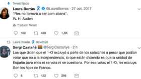 El polémico 'tuit' que ha difundido la consellera Laura Borràs en su perfil de Twitter / @lauraborras