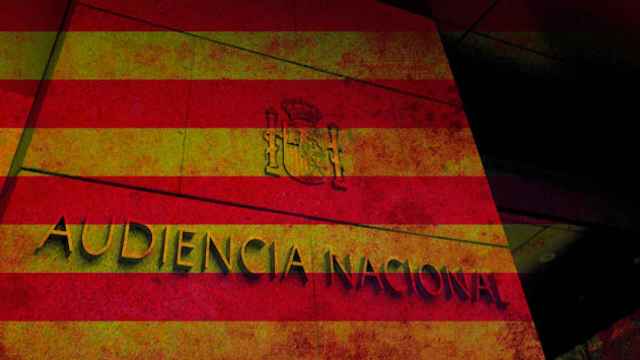 Bandera catalana impresa en la Audiencia Nacional / CG
